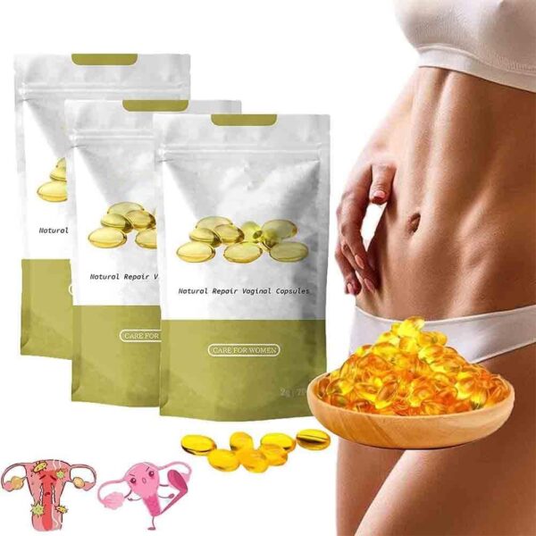 Productos detox vaginal Weabet con cápsulas y gel natural 3 bolsas