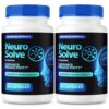 Caja doble de cápsulas Neuro Solve vitamina verde para concentración
