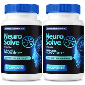 Caja doble de cápsulas Neuro Solve vitamina verde para concentración