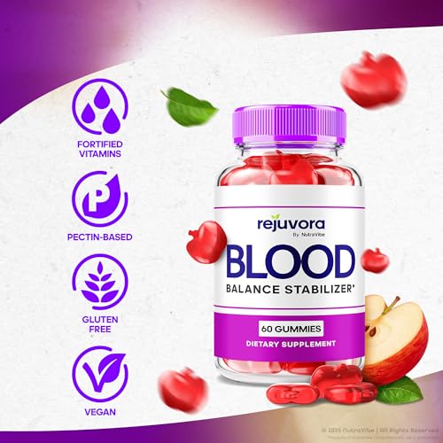 Tapas y frascos NutraVibe Rejuvora con etiquetas claras