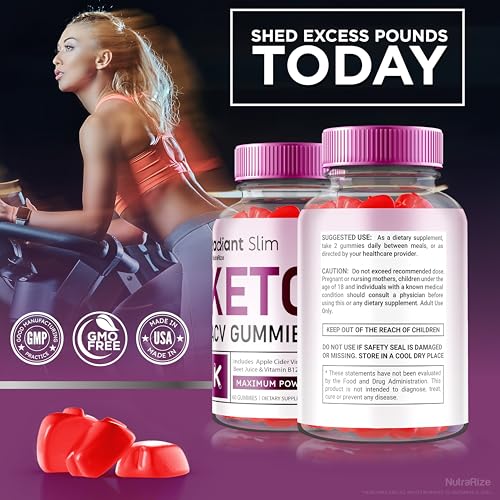 Suplemento dieta Radiant Slim con gomitas vinagre de manzana