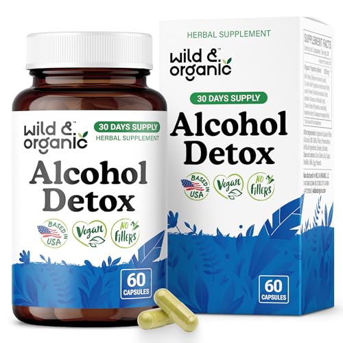 Cápsulas Wild & Organic desintoxicación alcohol 60 unidades