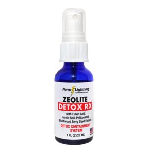 Zeolite Detox Rx suplemento detox botella frontal