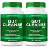 NutraVibe Gut Cleanse Pro paquete doble 120 cápsulas para apoyo digestivo