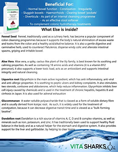 VitaCol Clense botes para limpieza del colon con ingredientes vegetales