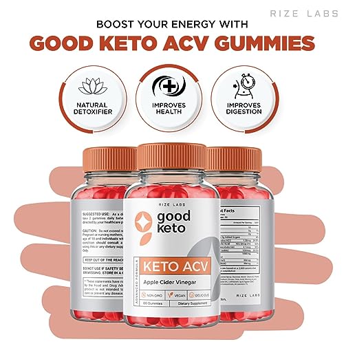 Gomitas Good keto acv fórmula vegana avanzada para energía