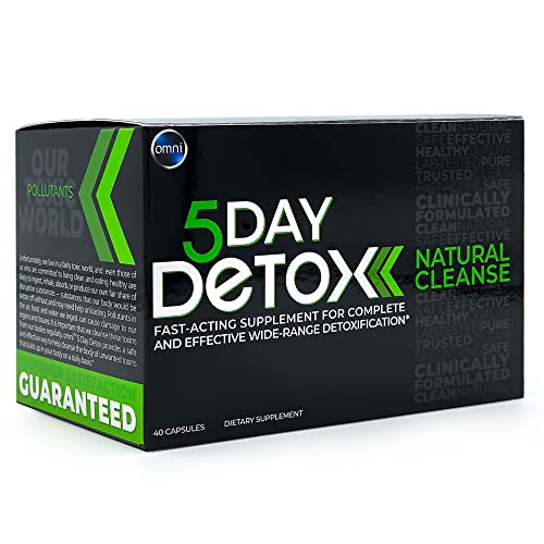 Cápsulas detox herbal 5 días para limpieza total cuerpo Wellgenix
