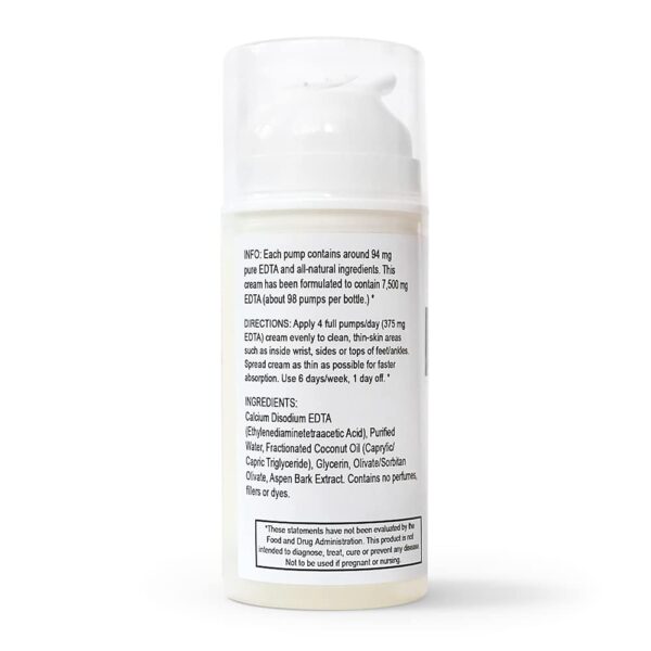 Crema EZDtox con aceites naturales para detoxificación segura