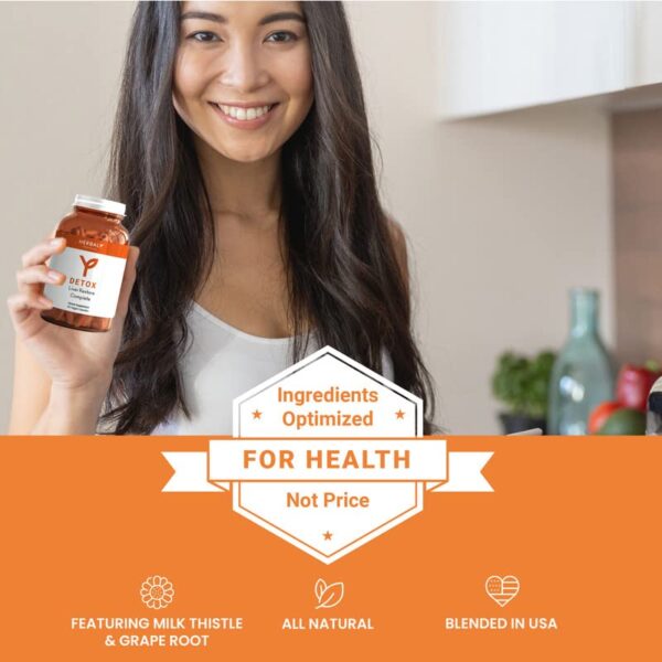 Ingredientes naturales cápsulas HERBALY detox