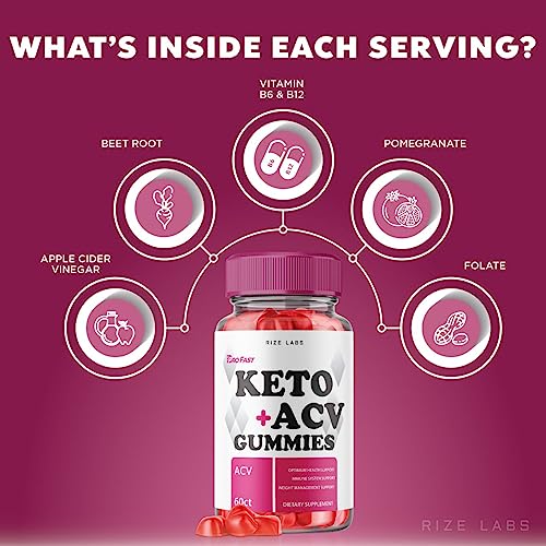 Botella de Gomitas Pro Fast Keto para metabolismo y energía