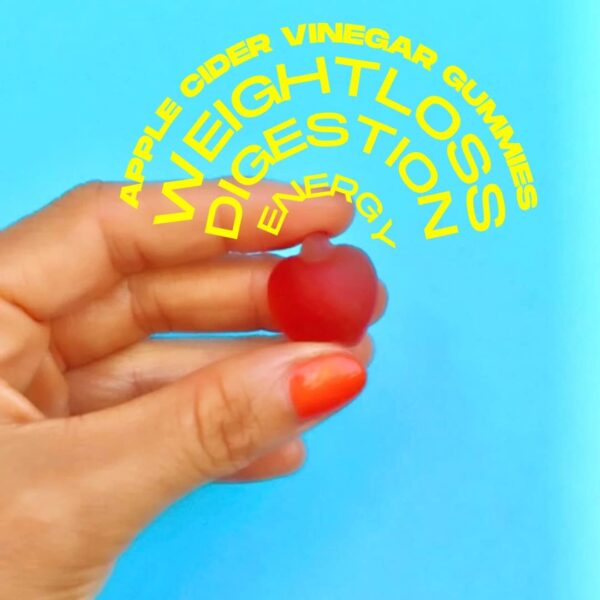 Gomitas vinagre manzana sin organismos modificados