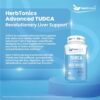 Cápsulas veganas Herbtonics TUDCA para detox hepático