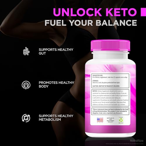 Frasco de cápsulas Keto Body Tone para apoyo en pérdida de peso