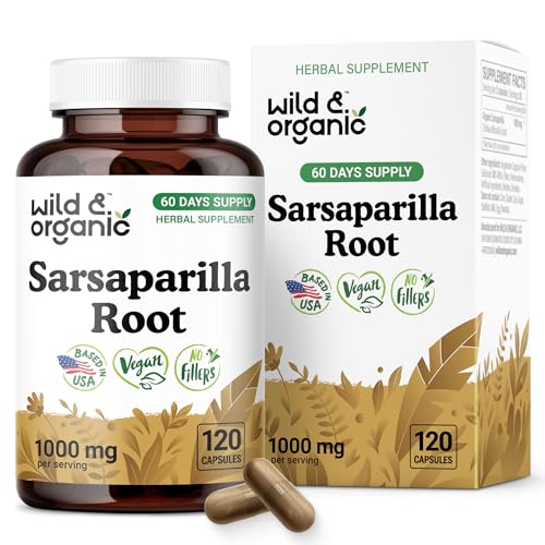 cápsulas raíz zarzaparrilla suplemento vegano 120 cápsulas