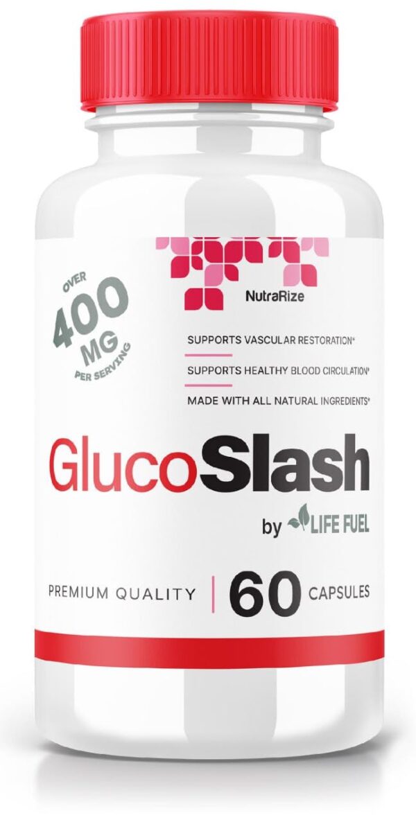 GlucoSlash cápsulas suplemento natural para niveles saludables