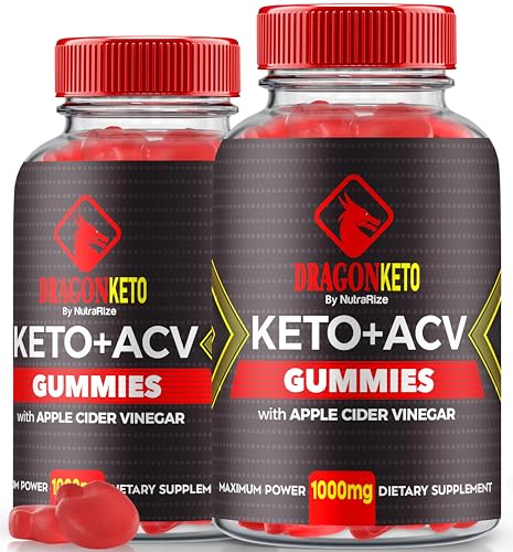Gomitas Dragon Keto ACV botella frontal 120 unidades