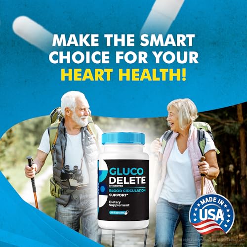 Frasco de NutraVibe Gluco Delete con cápsulas saludables para energía diaria