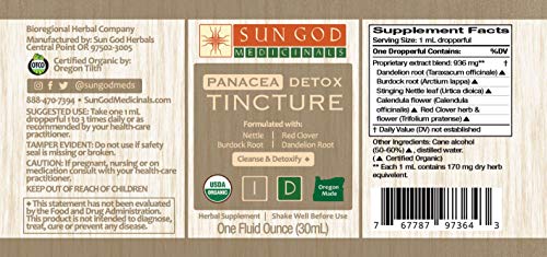 Tinctura detox panacea extracto natural para renovar y revitalizar tu cuerpo