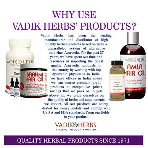 Etiqueta posterior Vadik Herbs Mahasudarshan ingredientes y uso