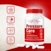 Frasco detalle cápsulas fáciles de tragar Pressure Care NutraVibe.
