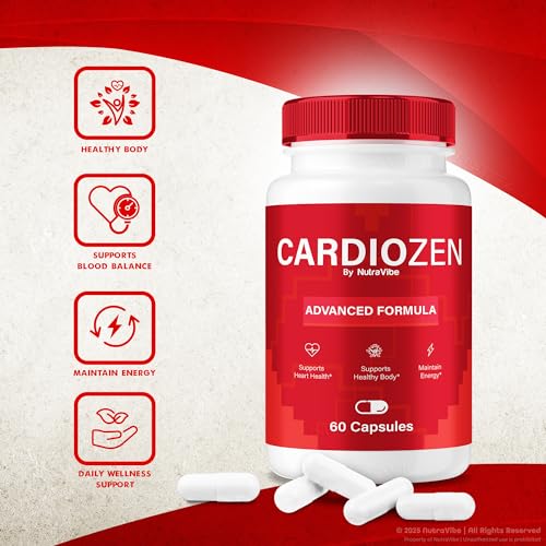 Pastillas fáciles de tragar Cardiozen para salud cardiovascular
