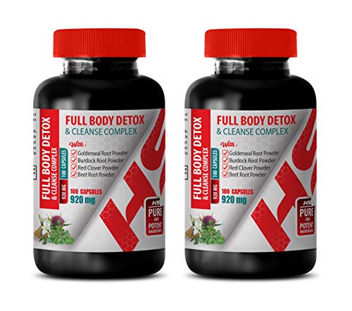 Botellas suplemento detox cardo mariano 920 mg 200 cápsulas