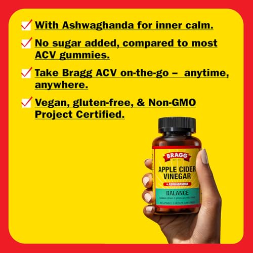 Cápsulas Bragg equilibrio con vinagre de manzana