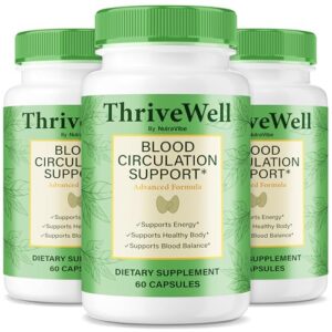 Paquete de 3 ThriveWell cápsulas para circulación y energía