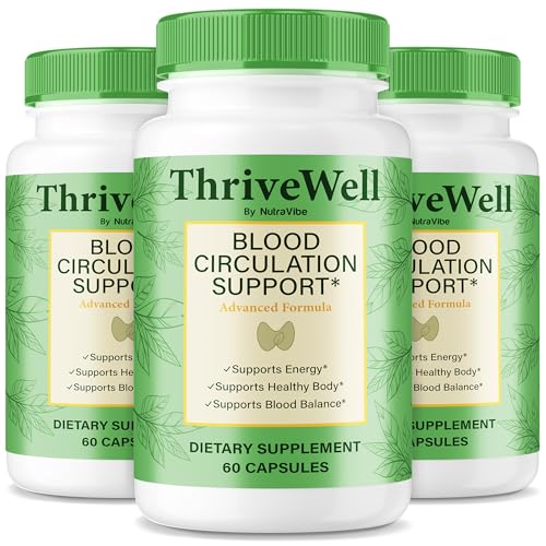 Paquete de 3 ThriveWell cápsulas para circulación y energía