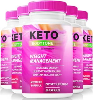 Paquete de cápsulas Keto Body Tone de 5 unidades para pérdida de peso