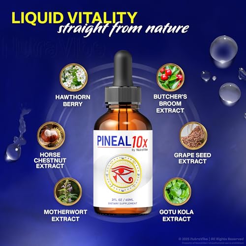 Frasco gotas Pineal 10x pack triple para sueño reparador