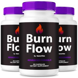 Paquete de 3 cápsulas BurnFlow para energía y apoyo corporal