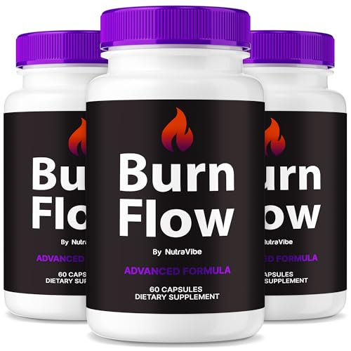 Paquete de 3 cápsulas BurnFlow para energía y apoyo corporal