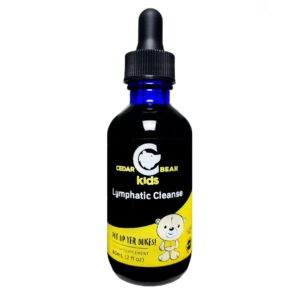 Suplemento liquido Cedar Bear limpieza linfatica para niños