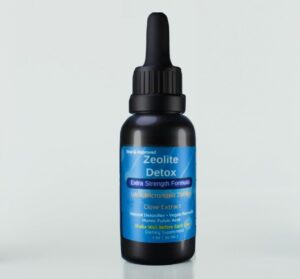 Zeolita líquida con ácido fúlvico y húmico botella vidrio 1 onza