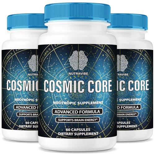 Botella de Cosmic Core Pills con cápsulas 180