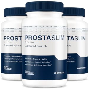Píldoras ProstaSlim NutraVibe en envase
