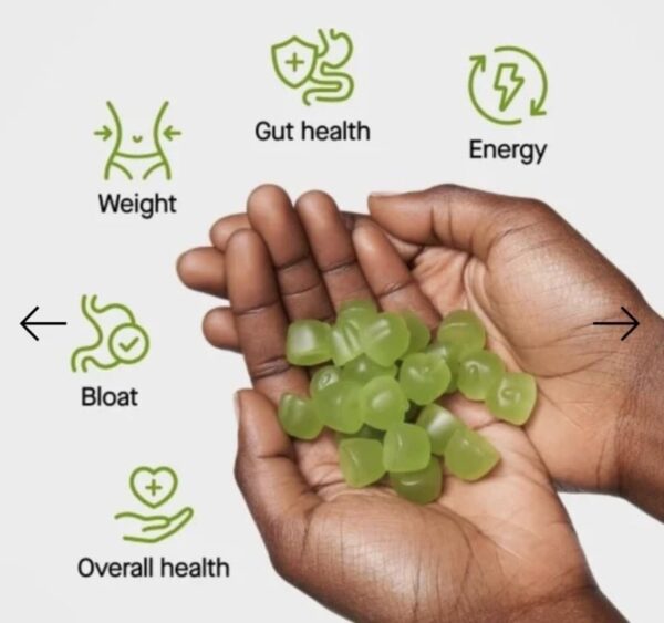 Etiqueta frontal gomitas Spoiled Child j29 con vinagre y probióticos