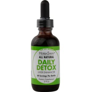 Herbasway Daily Detox suplemento de 2 onzas paquete de 3