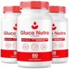 Paquete de píldoras Gluco Nutra para energía y salud