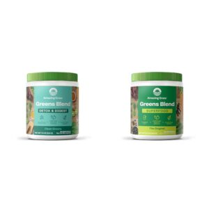 Amazing Grass Greens Blend polvo detox y digestión 30 porciones