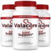 Frasco de cápsulas Valacore para soporte articular y movilidad