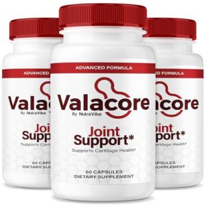 Version 1.0.0 Frasco de cápsulas Valacore para soporte articular y movilidad