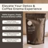Café enema orgánico premium Trust Your Gut para limpieza del colon