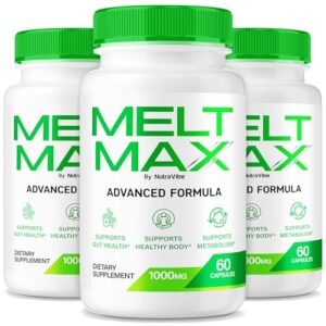 Cápsulas NutraVibe Melt Max para energía y equilibrio