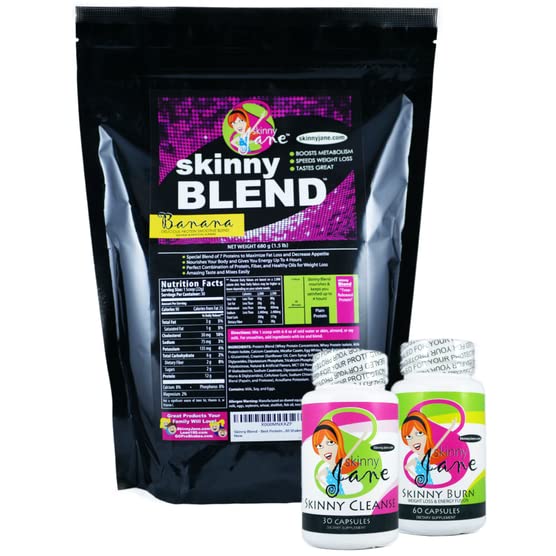 Kit para adelgazar Skinny Jane con batidos de proteína sabor plátano