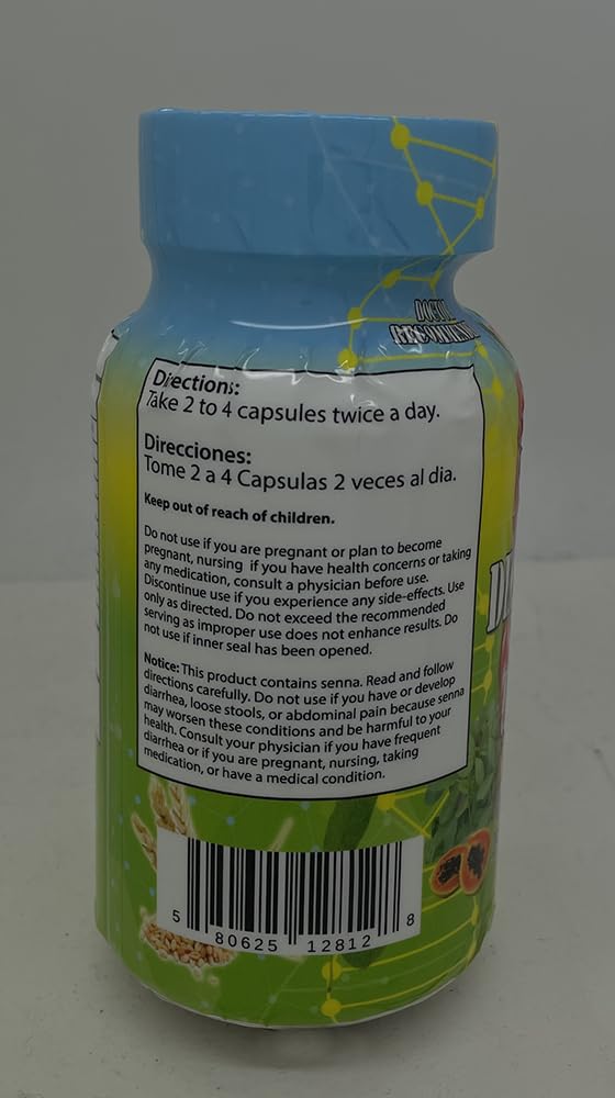 Etiqueta frontal Díaz Desintoxicador Intestinal