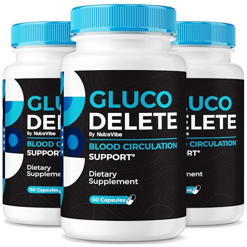 Paquete de 3 Gluco Delete fórmula original cápsulas