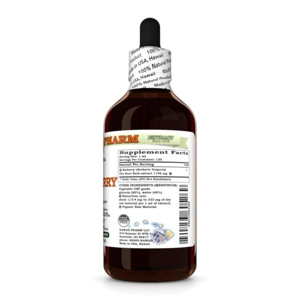 frasco extracto bardana hawaii pharm para circulación y detox