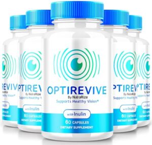 Paquete cinco cápsulas OptiRevive para salud ocular